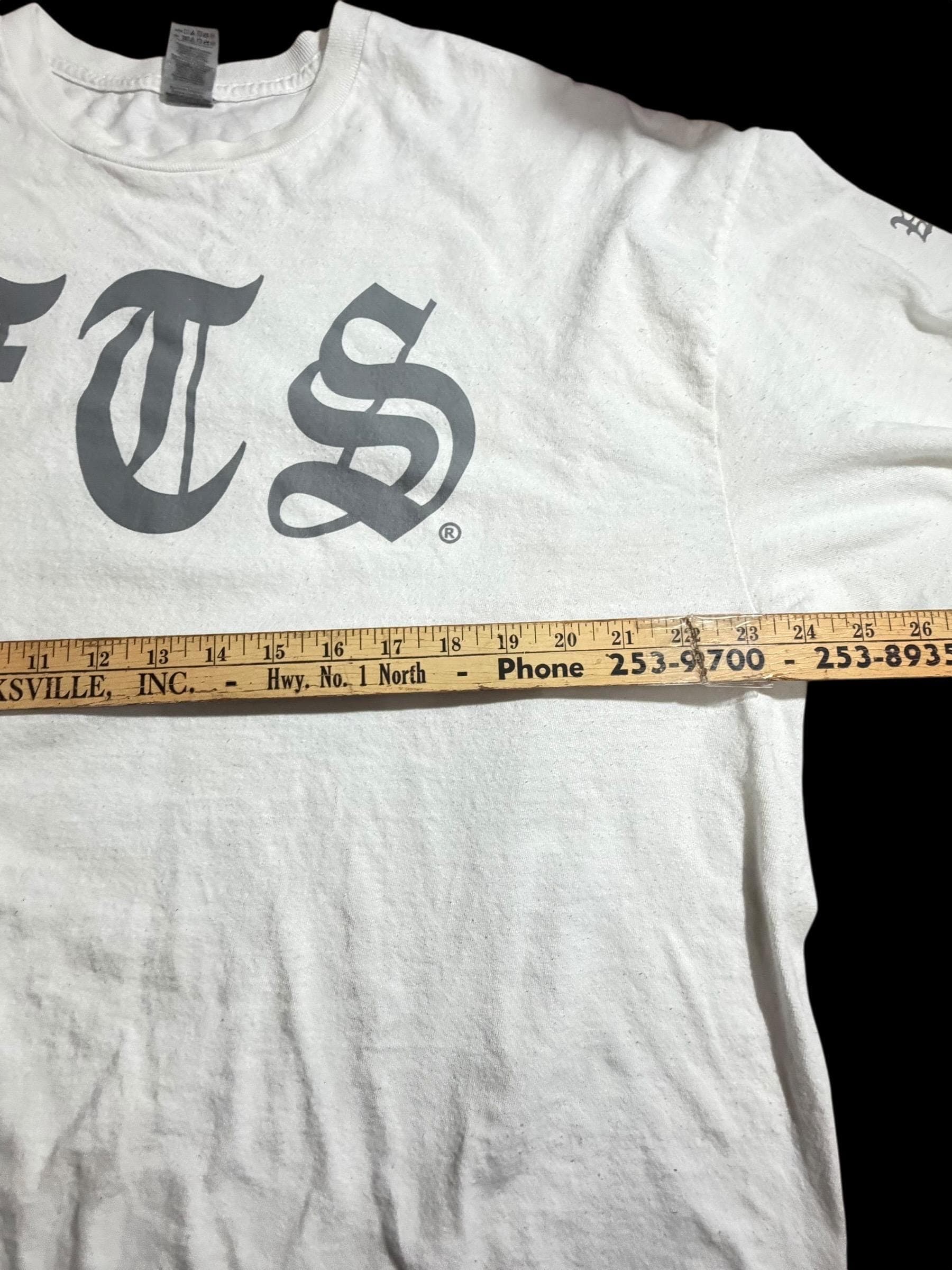 Full Throttle Saloon Sturgis SD Long Sleeve Shirt 2XL White Biker Skull FTS Motorcycle Rally Tee - Thumbnail 10