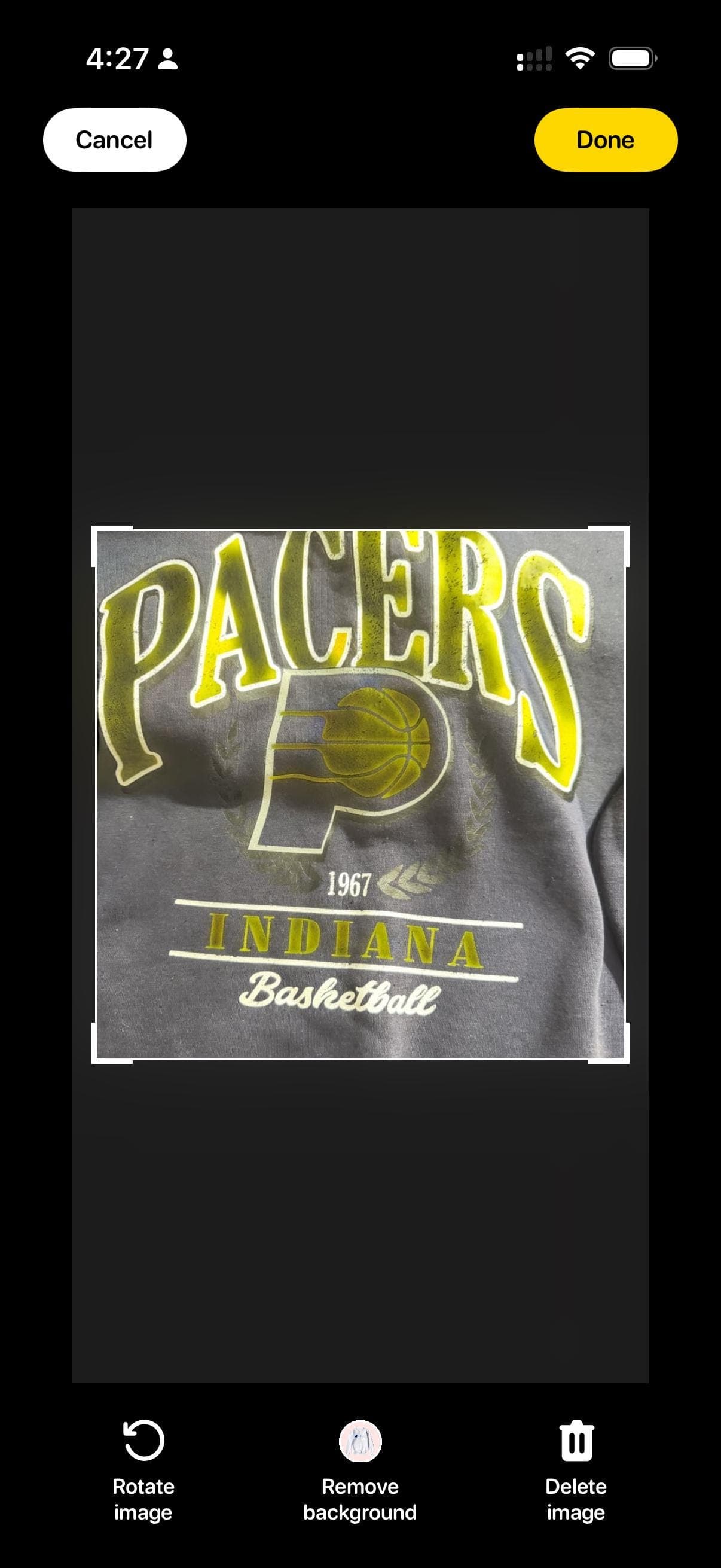 Vintage 1990s Indiana Pacers NBA Graphic Crewneck Sweatshirt - Thumbnail 5