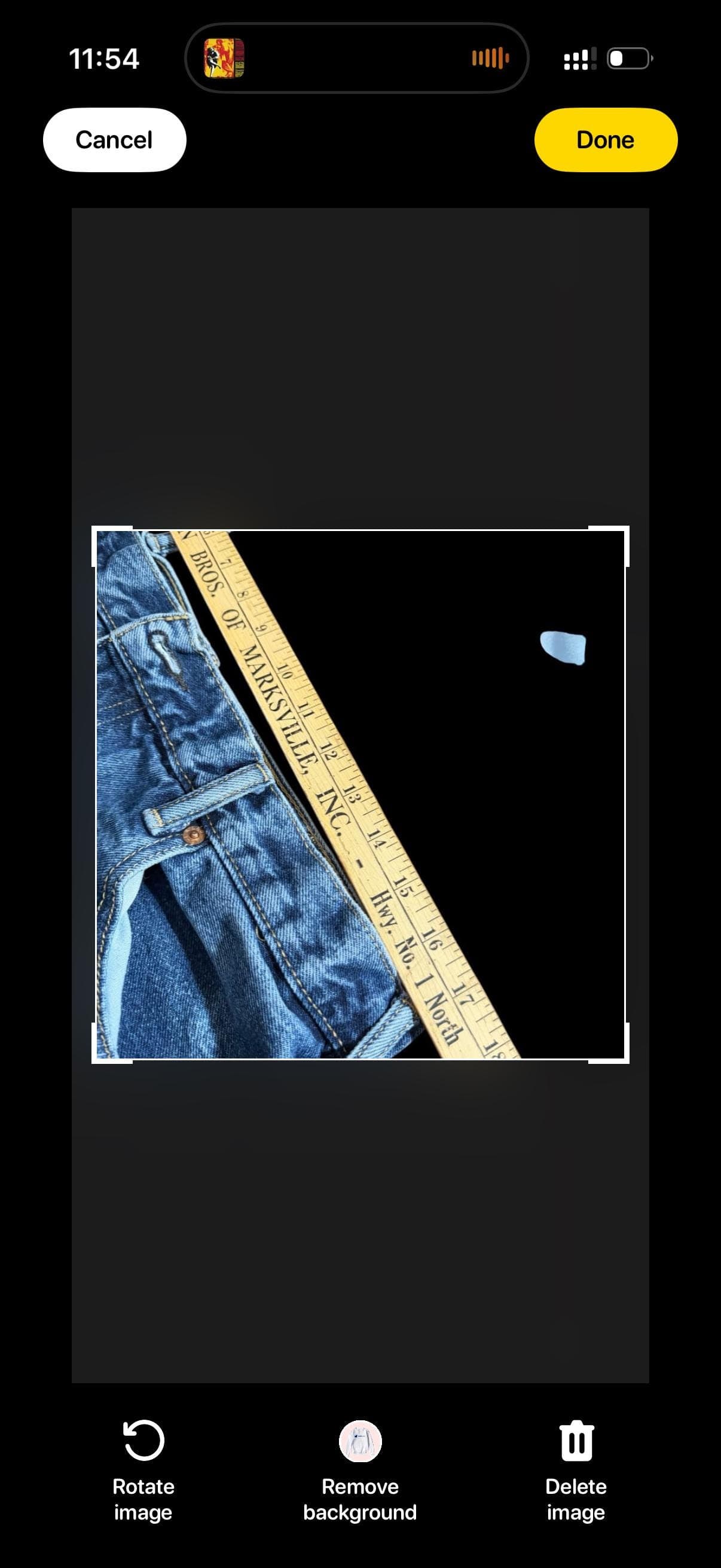 Vintage Levi’s Jeans Men’s Straight Leg Blue Denim w34” x l33” - Thumbnail 3