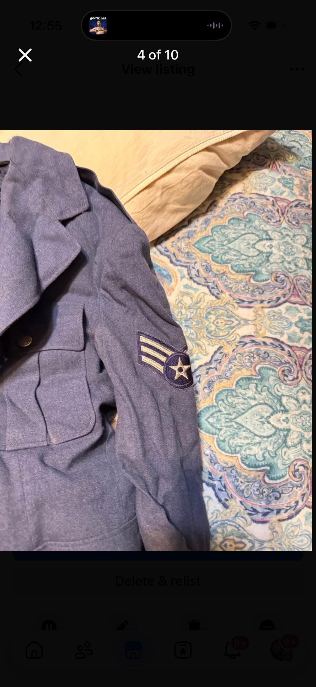 U.S. Air Force enlisted service dress uniform from the mid-20th century (likely 1960s–1970s era) - Thumbnail 3