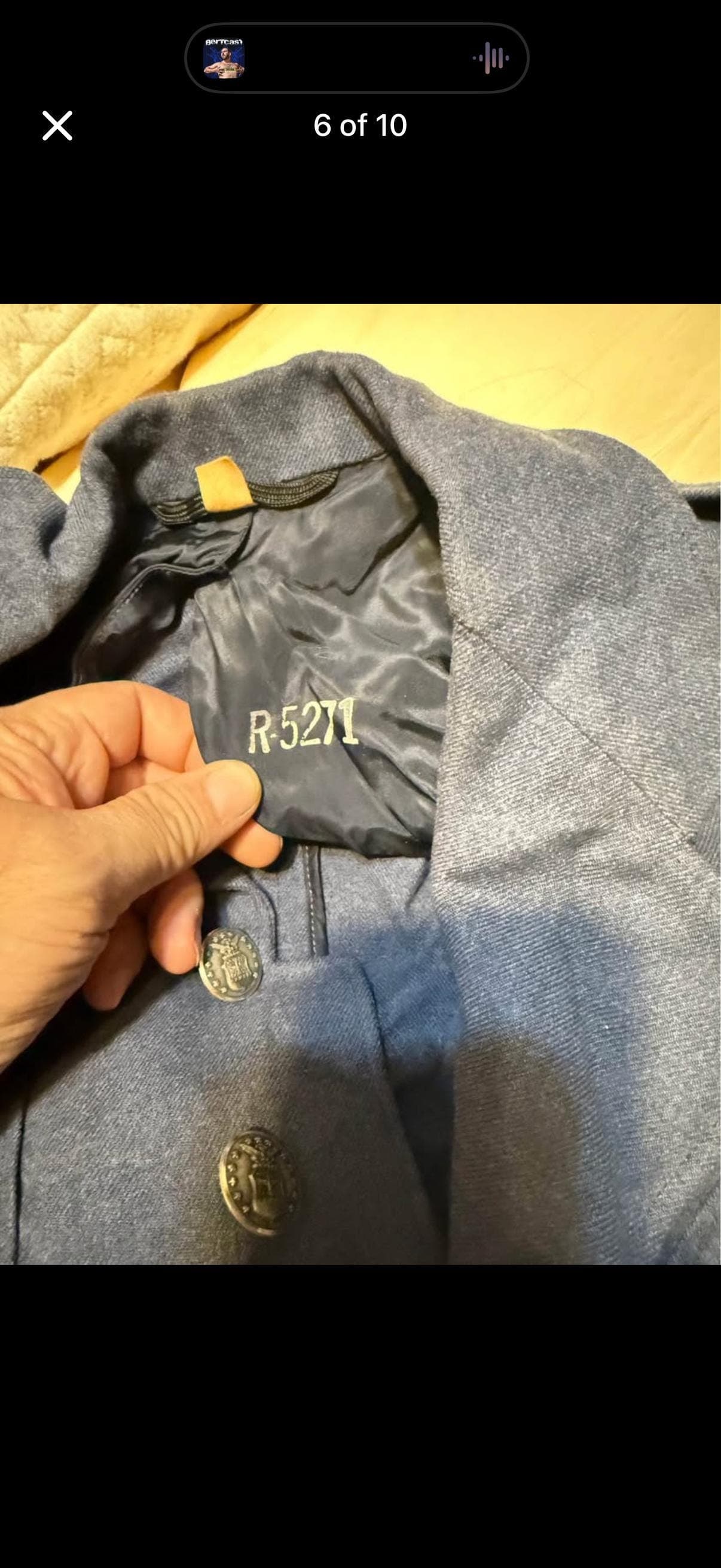 U.S. Air Force enlisted service dress uniform from the mid-20th century (likely 1960s–1970s era) - Thumbnail 5