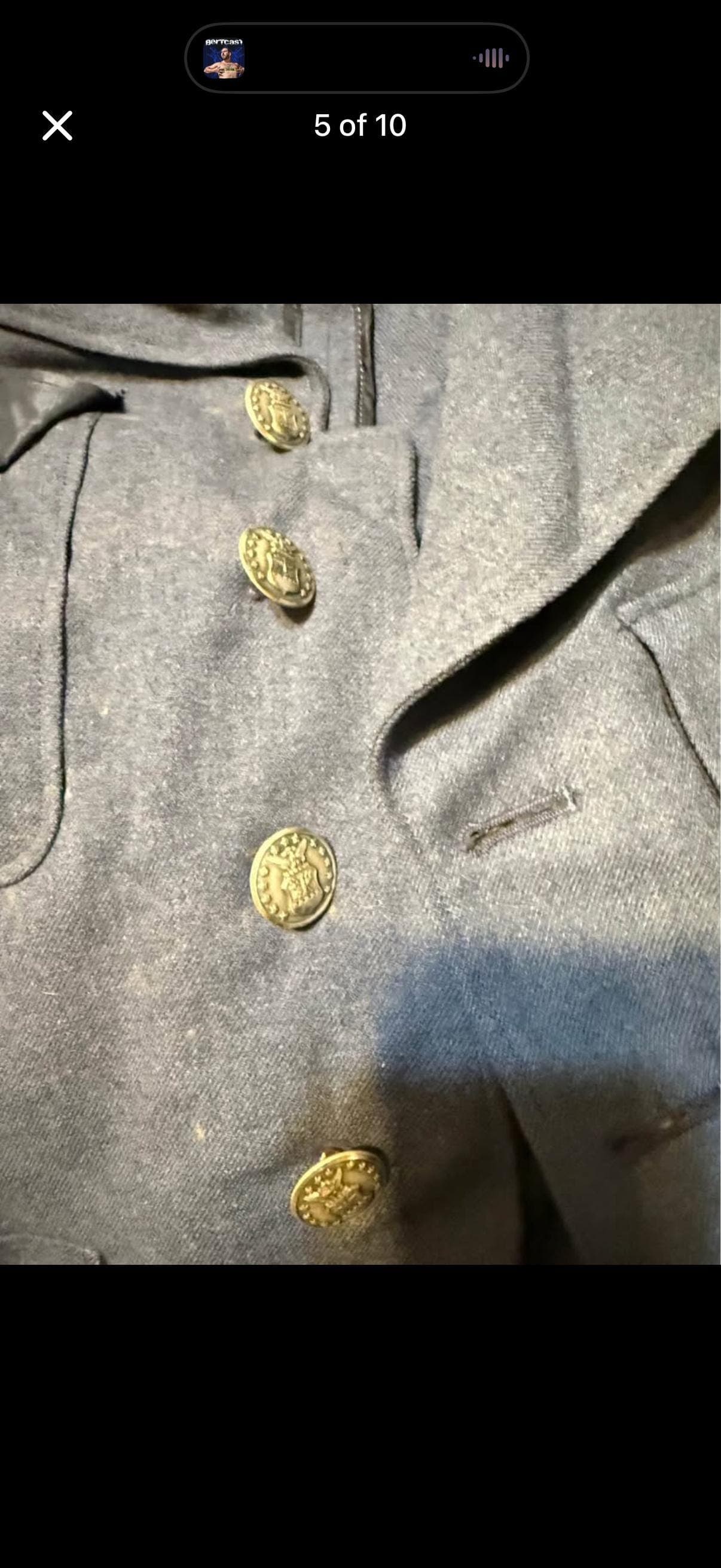 U.S. Air Force enlisted service dress uniform from the mid-20th century (likely 1960s–1970s era) - Thumbnail 4