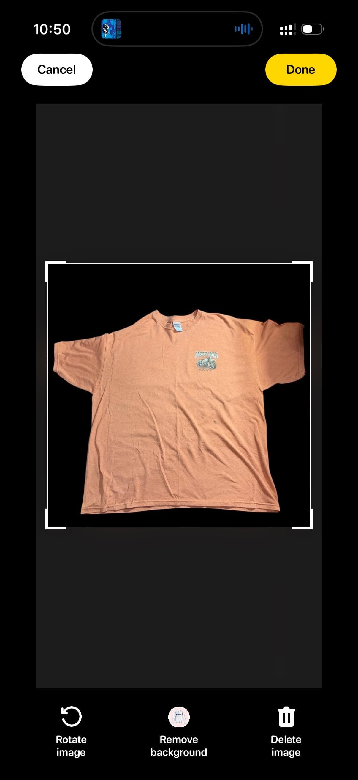 Sloppy Joe’s Key West Motorcycle T Shirt Mens 2XL Gildan Ultra Cotton - Image 1