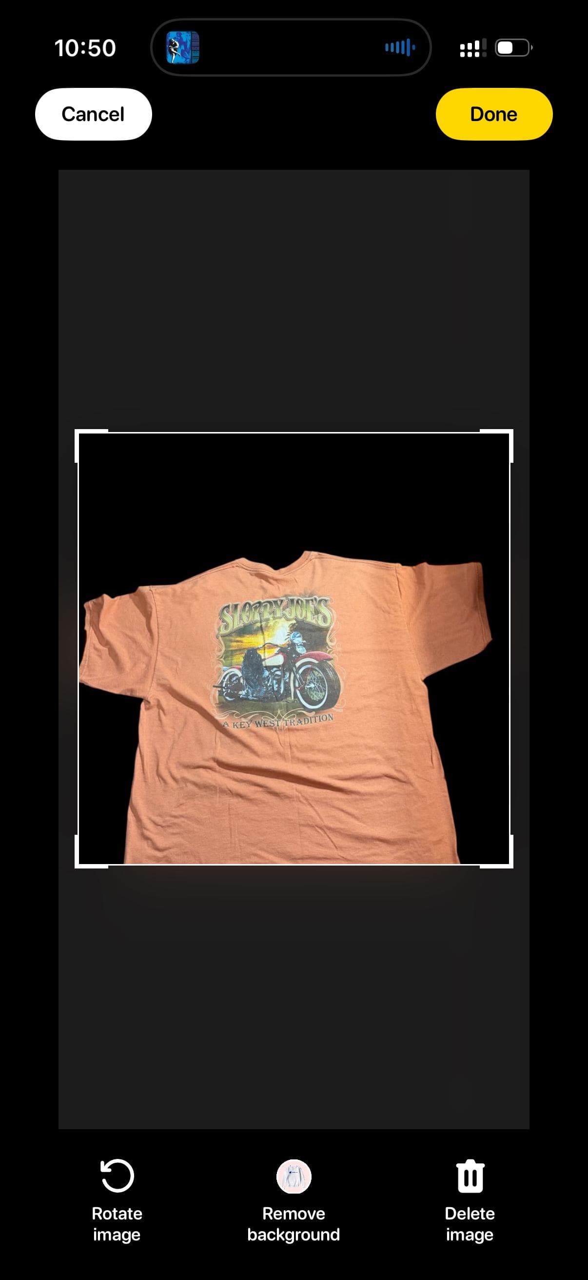 Sloppy Joe’s Key West Motorcycle T Shirt Mens 2XL Gildan Ultra Cotton - Thumbnail 2
