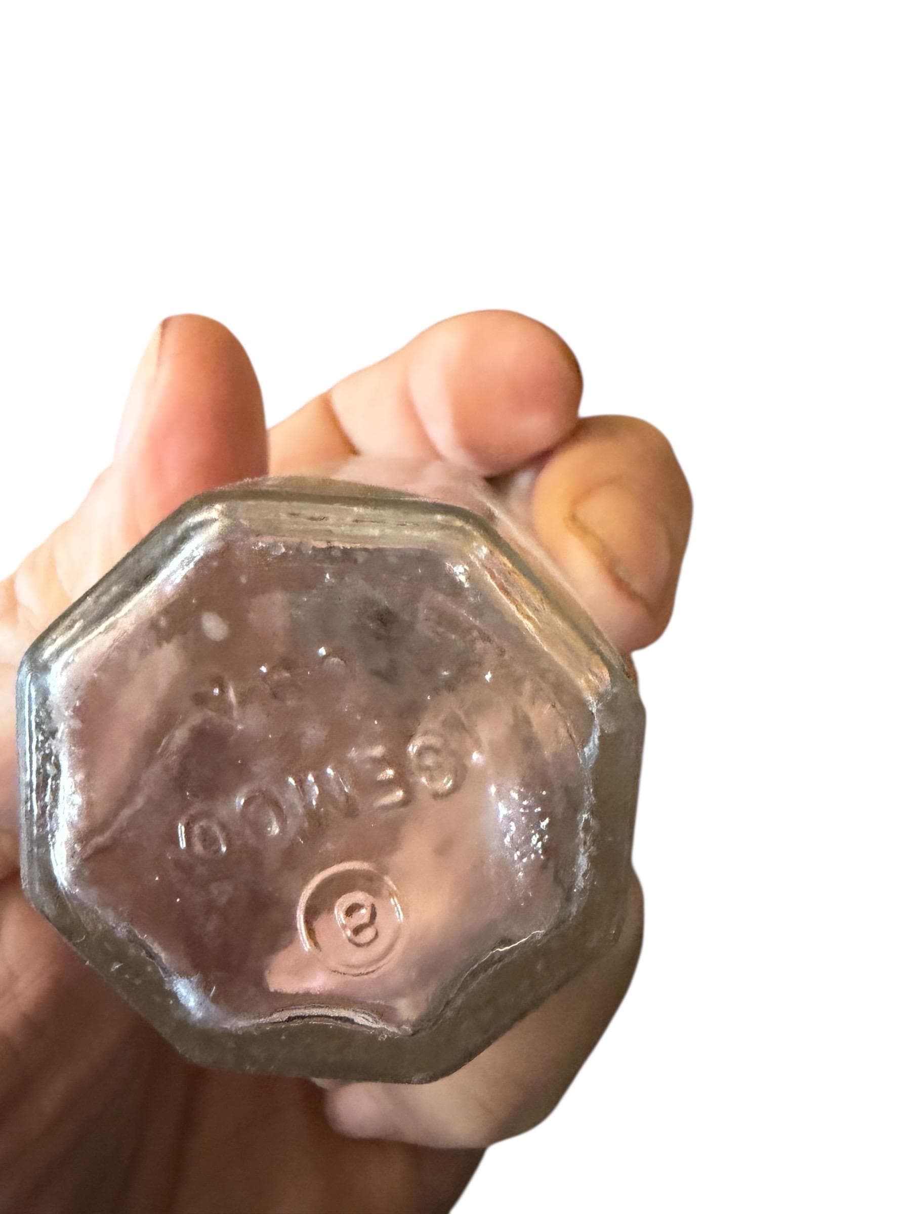 Vintage Owens Illinois Glass Salt & Pepper Shakers, Mid-Century Diner Set - Thumbnail 4