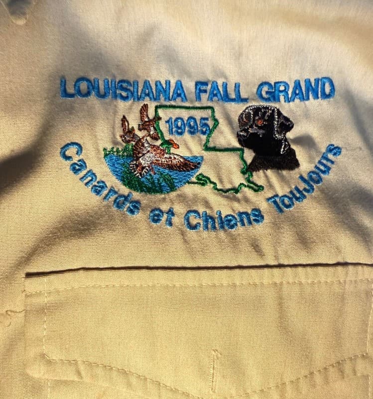 Vintage 1995 Bear Back Louisiana Fall Grand Duck Hunting Shirt XL USA - Thumbnail 5