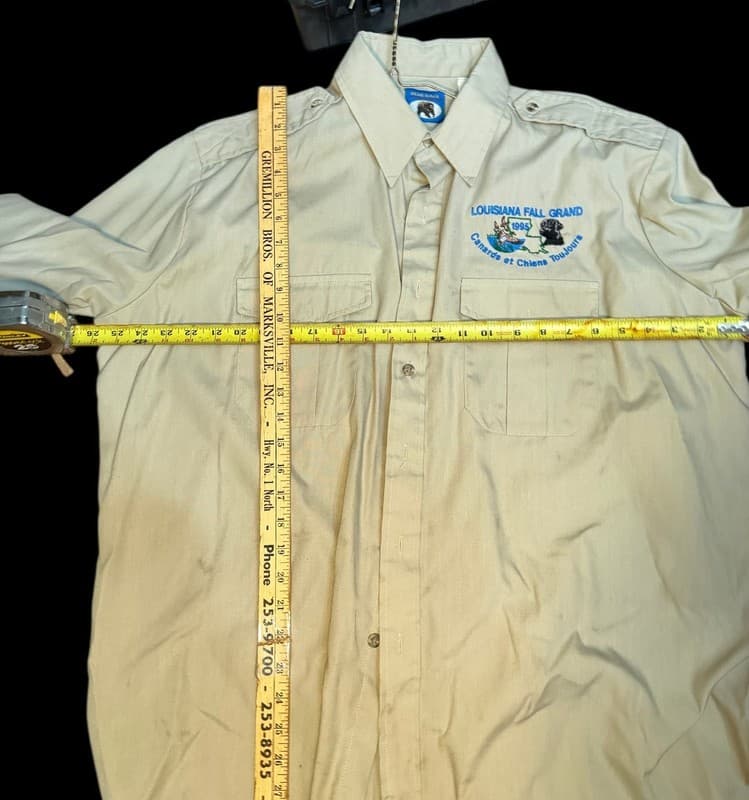 Vintage 1995 Bear Back Louisiana Fall Grand Duck Hunting Shirt XL USA - Thumbnail 6