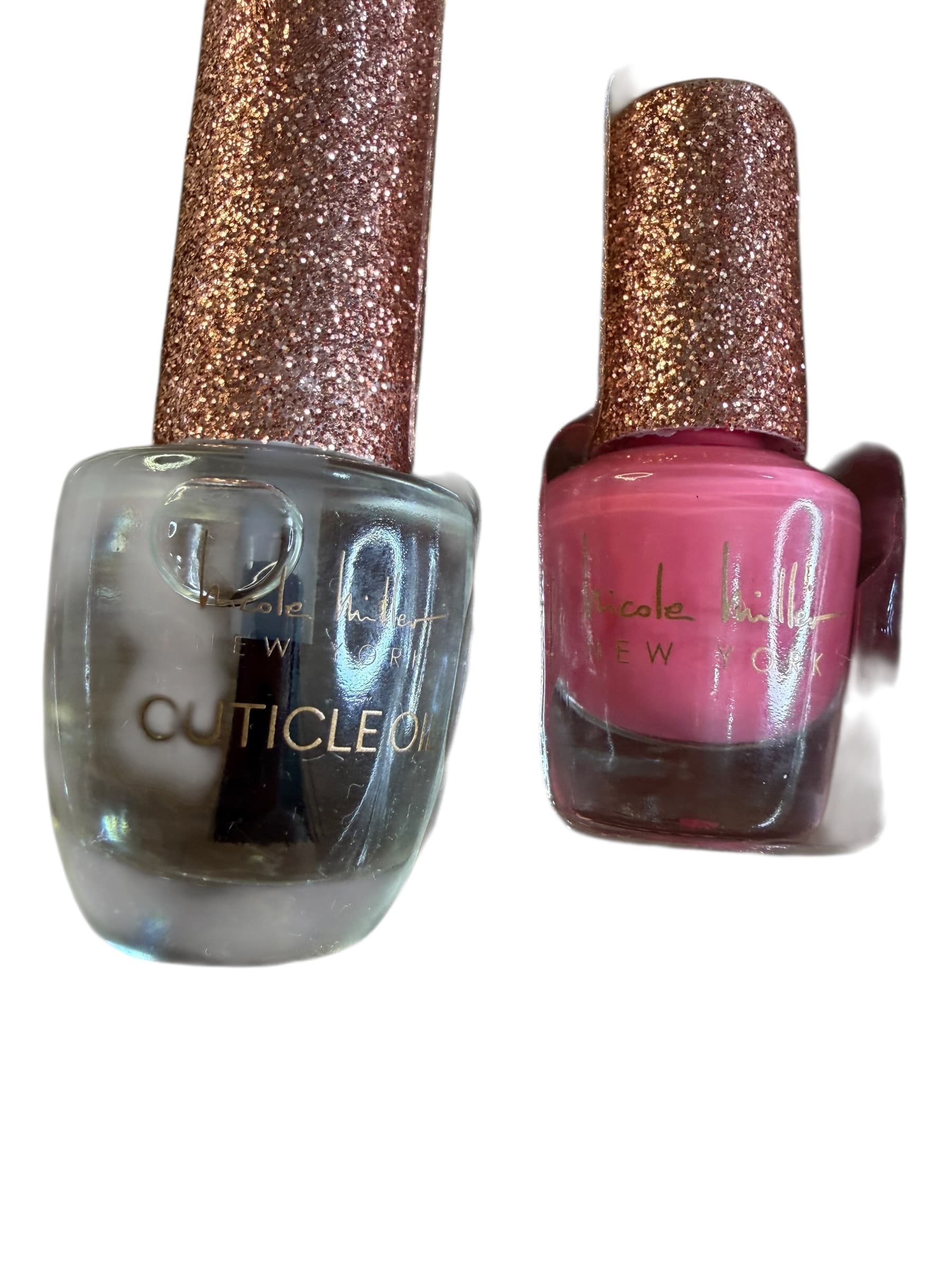 Nicole Miller New York You're a Gem Nail Essentials Set 4 Polish Cuticle Oil Top Coat - Thumbnail 8