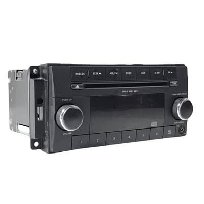 2008-2009 Jeep Commander Dodge AMFM MP3 Radio CD Player W/AuxP68021159AC RES OEM - Thumbnail 4