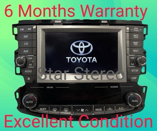11-12 TOYOTA Avalon OEM Navigation JBL Radio Stereo 4 Disc Player MP3 TO128U - Image 1