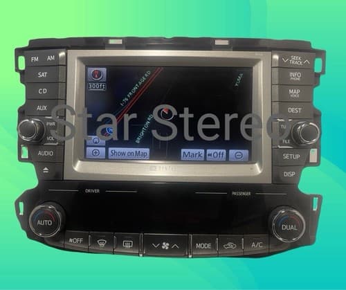 11-12 TOYOTA Avalon OEM Navigation JBL Radio Stereo 4 Disc Player MP3 TO128U - Thumbnail 2