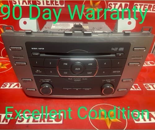 2008-2010 Mazda 6 OEM CD Player Stereo AM FM Radio SAT MP3 WMA 6 Disc GS3L79EG0 - Image 1