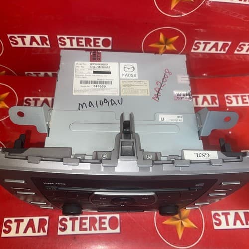 2009-2010 Mazda 6 Radio AM FM Single Disc CD Player GS3L669R0D JM4760AT MA109AU - Thumbnail 4