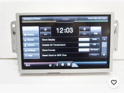 2013 - 2015 FORD FUSION INFORMATION DISPLAY SCREEN DS7T-14F239-BU FO197U - Thumbnail 4