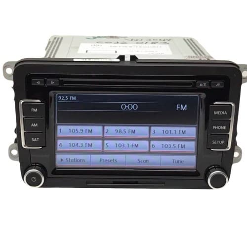 2009-2013 VW Jetta Passat Golf RCD-510 Touch Screen 6 CD Radio 1k0 035 180 AC - Thumbnail 2
