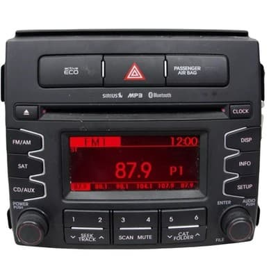 2011 2012 2013 Kia Soul OEM CD AM FM Sat Bluetooth Radio 96170-2K110WK KI114BU - Thumbnail 2