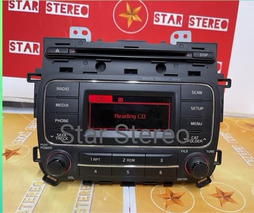 2014 - 2016 Kia Forte OEM Single CD AM FM SAT Bluetooth Radio Receiver KI110BU - Thumbnail 2