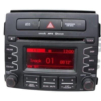 2011 2012 2013 Kia Soul OEM CD AM FM Sat Bluetooth Radio 96170-2K110WK KI114BU - Thumbnail 4