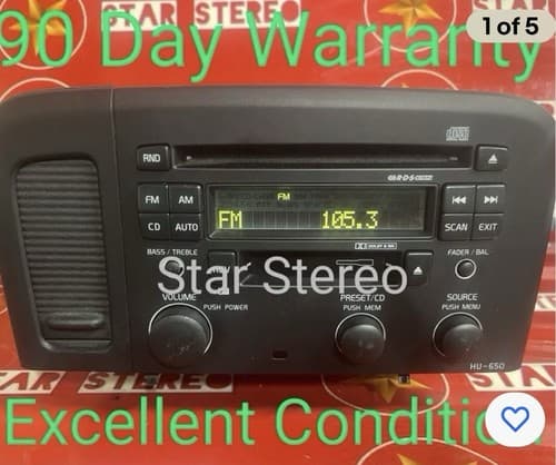 05-06 Volvo 80 Series AM FM Radio Cassette CD Player OEM 30737704-1 VO108AU - Image 1