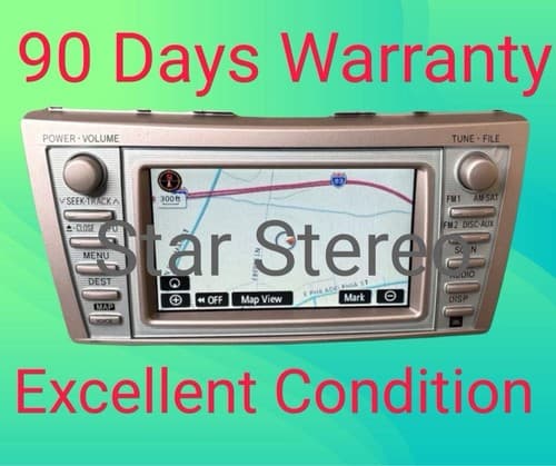 2007-2009 Toyota Camry Hybrid Navigation Radio Screen E7011 86120-06460 TO125U - Image 1