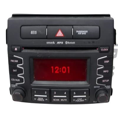 2011 2012 2013 Kia Soul OEM CD AM FM Sat Bluetooth Radio 96170-2K110WK KI114U - Thumbnail 2
