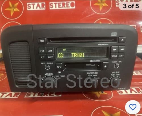 05-06 Volvo 80 Series AM FM Radio Cassette CD Player OEM 30737704-1 VO108AU - Thumbnail 3