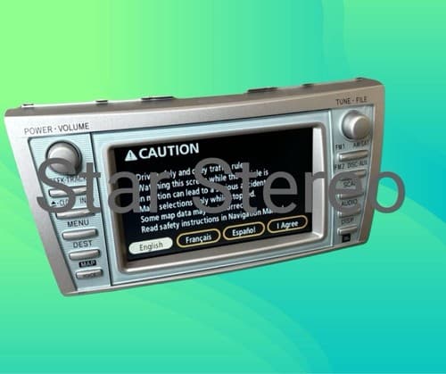 2007-2009 Toyota Camry Hybrid Navigation Radio Screen E7011 86120-06460 TO125U - Thumbnail 2