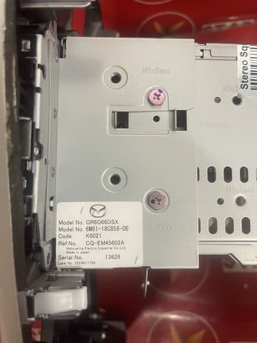 Mazda 2006-2008 6 AM FM Radio Receiver 6 Disc CD Player CQ-EM4560AK MA101U - Thumbnail 5