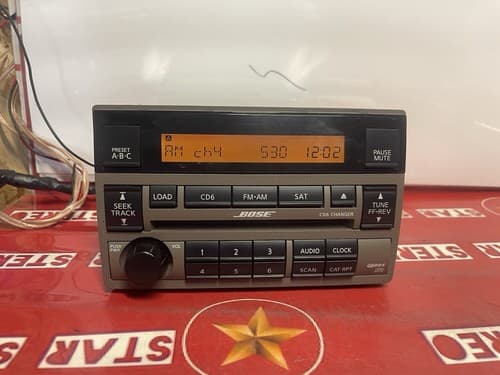 2005-2006 Nissan Altima AM FM Radio Receiver 6 Disc CD Player 28185ZB20C NI247U - Thumbnail 3