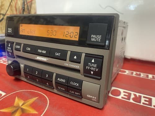 2005-2006 Nissan Altima AM FM Radio Receiver 6 Disc CD Player 28185ZB20C NI247U - Thumbnail 5