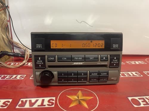 2005-2006 Nissan Altima AM FM Radio Receiver 6 Disc CD Player 28185ZB20C NI247U - Thumbnail 4