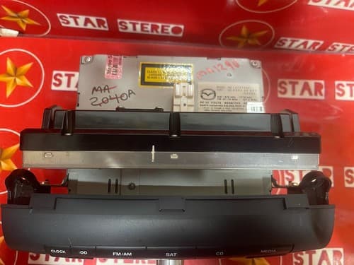 2008-2009 Mazda 3 Single Disc tuner Radio Stereo CD Player BAR4 66 AR0 MA129U - Thumbnail 4