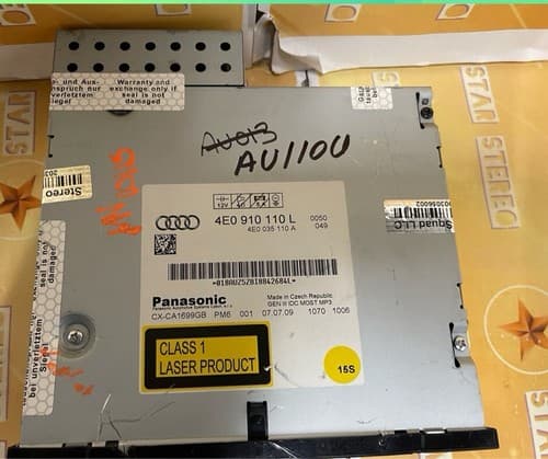 2009-2010 AUDI A6 QUATTRO - 6 DISC CD Changer 4E0035110A 4E0 035 110 L AU110U - Thumbnail 3