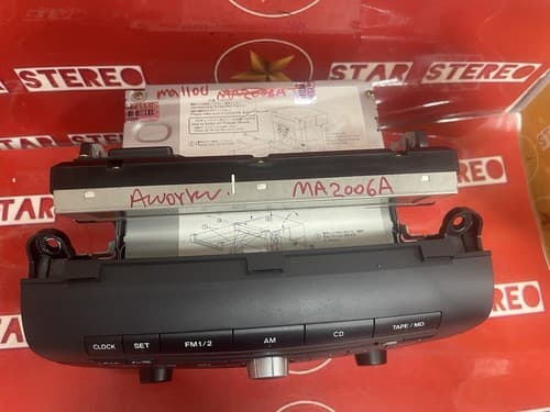 2004 mazda 3 radio stereo receiver 6 disc CD player BN8S 66 9RXA OEM MA110U - Thumbnail 4