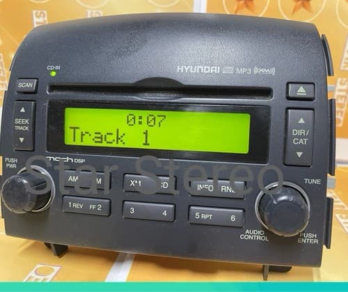 2008 Hyundai Sonata Radio OEM AM FM mp3 CD Satellite Capabilities 96180-0A600FZ - Thumbnail 2