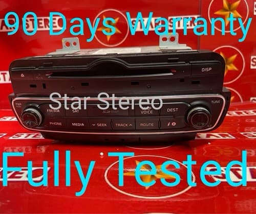 2014 2015 2016 Kia Cadenza Radio Receiver w/Navigation OEM KI136U - Image 1