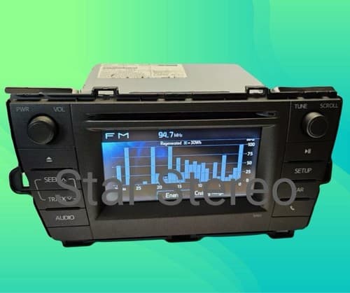 2012-2015 TOYOTA PRIUS RADIO RECEIVER DISPLAY SCREEN CD PLAYER ID 57031 TO118U - Thumbnail 2