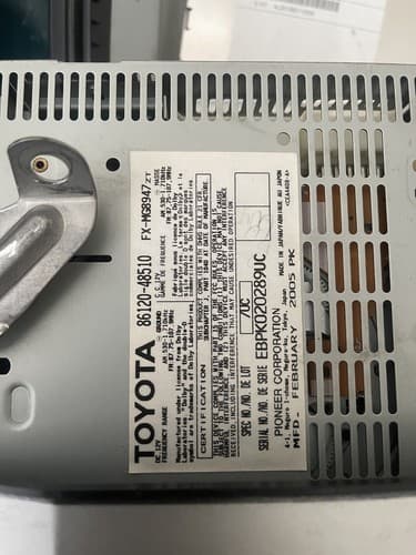 2005-2006 Lexus RX330 RX400h Radio and 6 CD Player 86120-48510 P6847 TO141U - Thumbnail 4