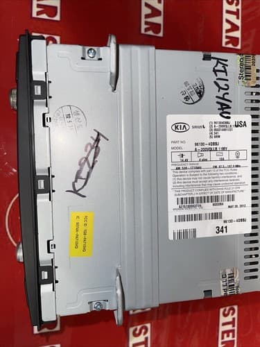 11-14 Kia Sedona AM FM CD Player Satellite Ready Radio 96130-4DBBJ "KI124AU - Thumbnail 6