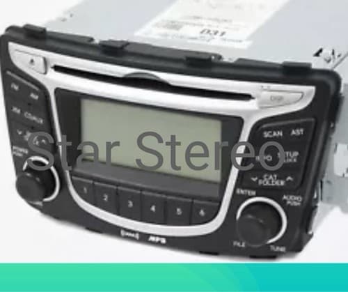 2014 Hyundai Accent AM FM MP3 XM Radio with Single Disc CD Player 96170-1R1004X - Thumbnail 2