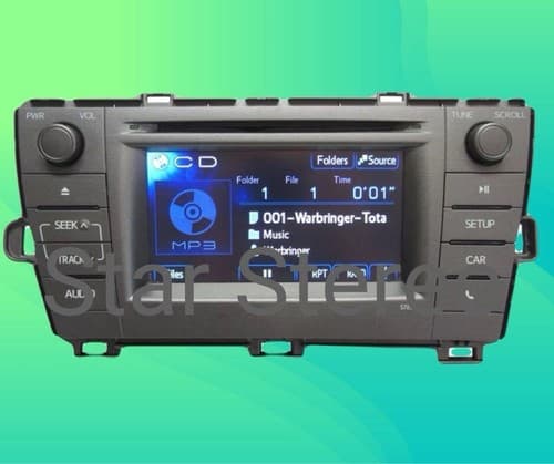 2012-2015 TOYOTA PRIUS RADIO RECEIVER DISPLAY SCREEN CD PLAYER ID 57031 TO118U - Thumbnail 3