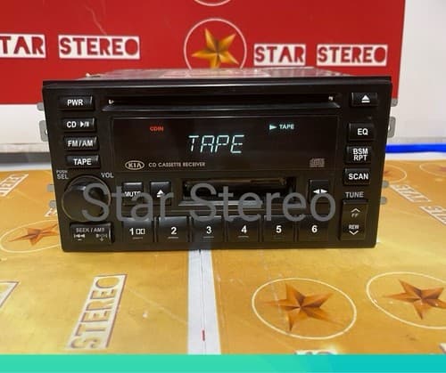 2002-2005 Kia Sedona CD Tape Player AM FM Radio Stereo P/N 1K5LC 66 860 KI111CU - Thumbnail 3