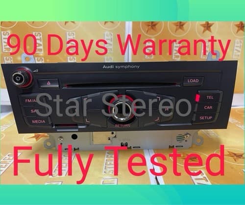 2009 Audi A4 AM FM 6CD MP3 Radio Receiver 8T1035195L OEM AU107U - Image 1