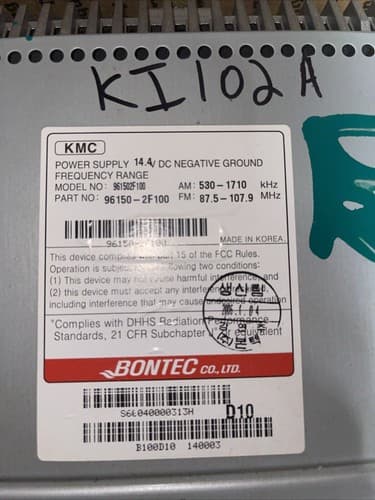 2005-2006 Kia Spectra Am Fm Cd Player Radio Receiver KI102UA - Thumbnail 4