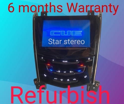 13-16 Cadillac SRX CUE Navigation Touch Screen Display Unit With Heated Seatss - Image 1