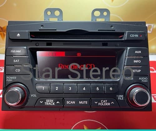 2011-2013 Kia Optima AM FM XM Radio mp3 Single Disc CD Player 96170-2T651CA - Thumbnail 2