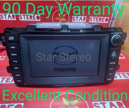 Mazda CX9 CX-9 OEM 6 Disc CD Changer NAVIGATION Touch Screen LCD Display System - Image 1