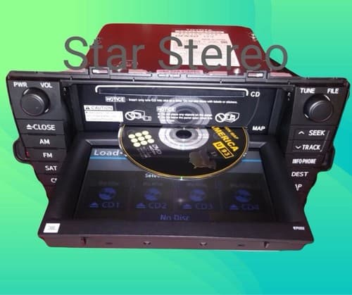 TOYOTA Prius Navigation GPS Radio 4 Disc MP3 CD Player E7022 LCD Display TO129R - Thumbnail 3
