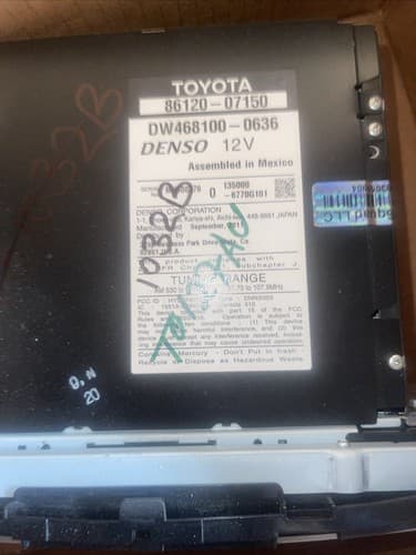 11-12 TOYOTA Avalon OEM Navigation JBL Radio 4 Disc Changer Player MP3 TO127AU - Thumbnail 6