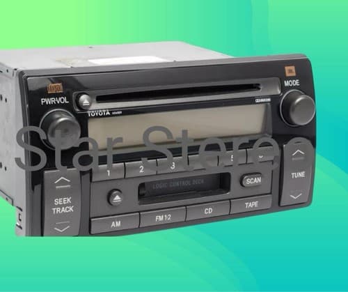 2005-06 Toyota Camry AM FM Radio Receiver CD Cassette 86120-AA170 AD6809 TO130AU - Thumbnail 2